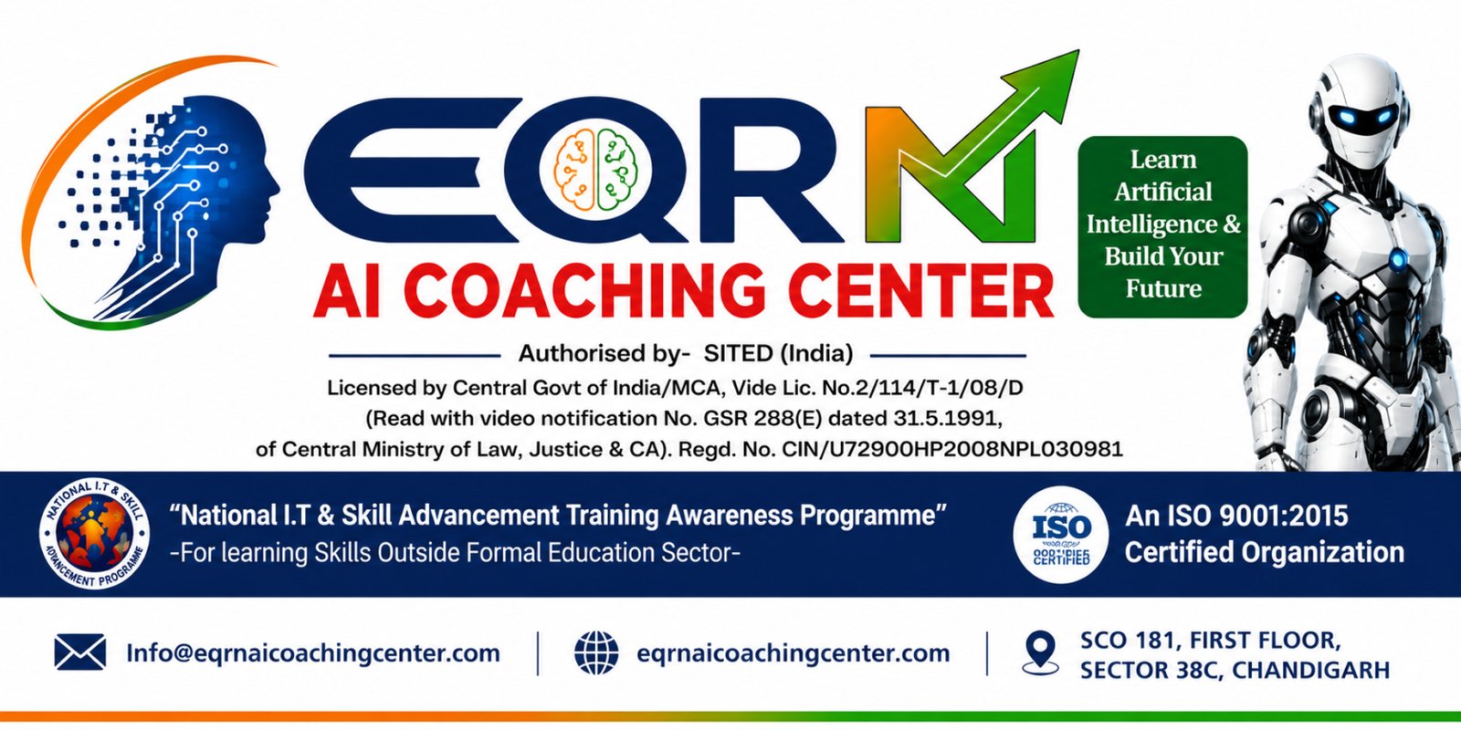 EQRN AI Coaching Center — Learn Artificial Intelligence and build your future